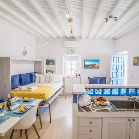 Apartman Like A White Seagull In Mykonos! *